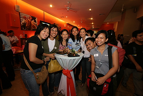 Bloggers at the first Taste Asia dinner.