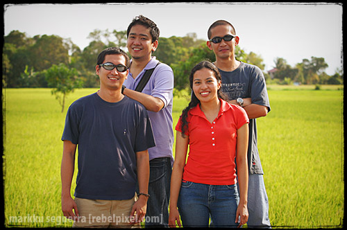 Back: Sherwin, Lloyd. Front: Joey, Joy.