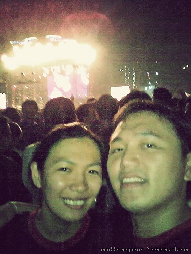 Markku & Hana at the Eraserheads reunion concert.