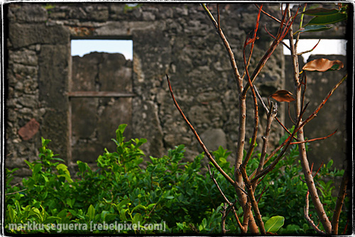 Batanes stone houses built by the Ivatans.