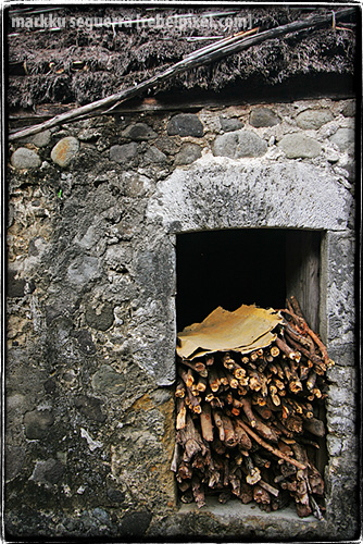 Batanes stone houses built by the Ivatans.