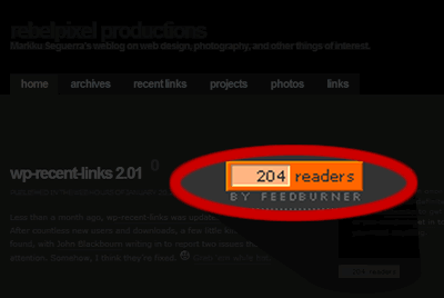 204 feed readers.