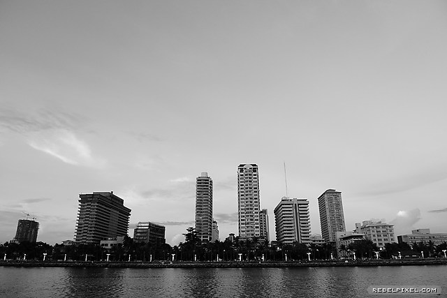 Manila skyline.